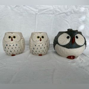 Anthropologie Owl Tea Set